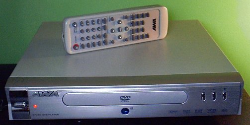Picture of the DVD player